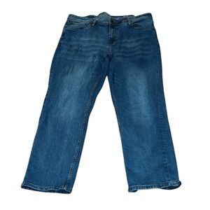Izod relaxed, fit, blue jeans, stretch, 38 x 30